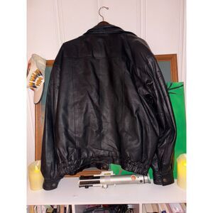 Mint Limited Leather Motorcycle Jacket - Black- XL - Genuine Leather Euro Mond